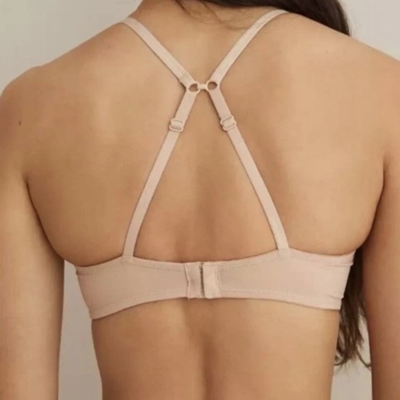 AERIE Real Happy Wireless Push Up Bra Sands 40C - Picture 3 of 10